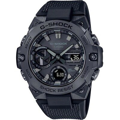 Pre-owned Casio Gst-b400bb-1ajf G-shock G-steel Wrist Watch Men Black Gshock