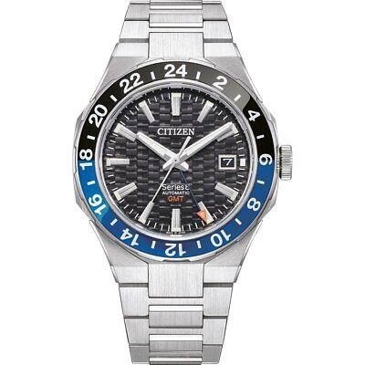 Pre-owned Citizen Silver Mens Analogue Watch Series 8 Gmt Nb6031-56e