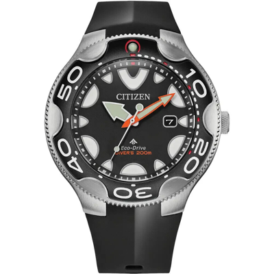 Pre-owned Citizen Promaster 46mm Bn0230-04e Orca Diver's 200m Men's Watch - Brand