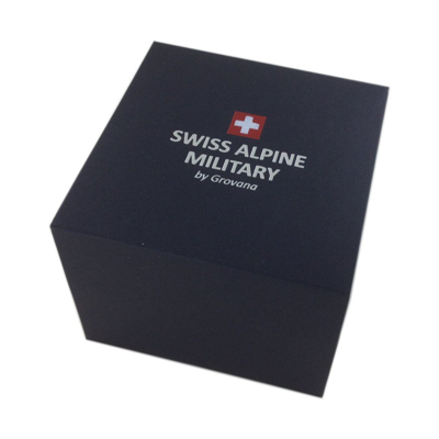 Pre-owned Swiss Military Swiss Alpine Military Men's Watch Chronograph Analog Quartz 7053.9157sam Steel