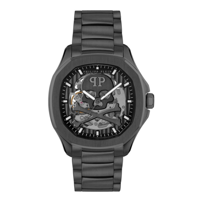 Pre-owned Philipp Plein Men's Watch Automatic $keleton$ Pectre Pwraa0423 Stainless Steel