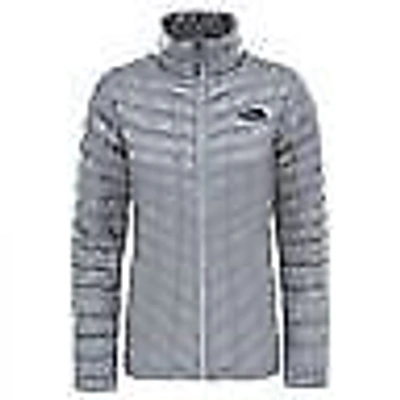 Pre-owned The North Face Ladies Thermoball Jacket In Metalic Silver