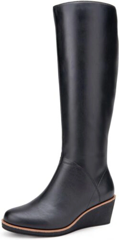 Pre-owned Aerosoles - Women's Binocular Knee High Boot - Boots With Memory... In Black