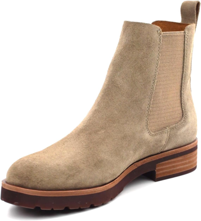 Pre-owned Kork-ease Women's Bristol Leather Ankle Boot In Taupe