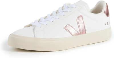 Pre-owned Veja Women's Campo Sneakers In Extra White Nacre