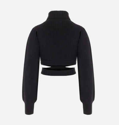 Andreädamo Andreadamo Cropped Knit In Black