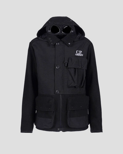 C.p. Company Jackets In Black