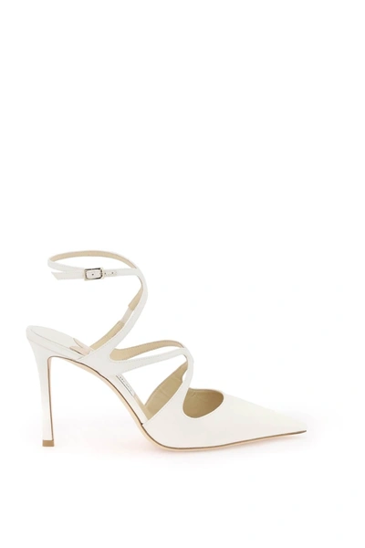 JIMMY CHOO JIMMY CHOO SATIN AZIA 95 PUMPS