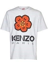 Kenzo Poppy Printed T-shirt In White