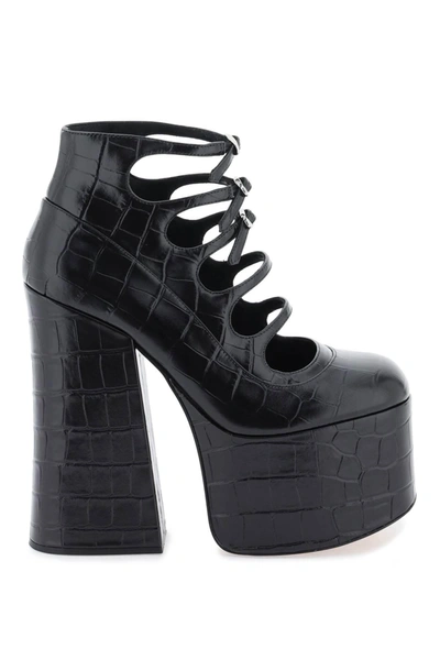 MARC JACOBS MARC JACOBS THE CROC EMBOSSED KIKI ANKLE BOOTS