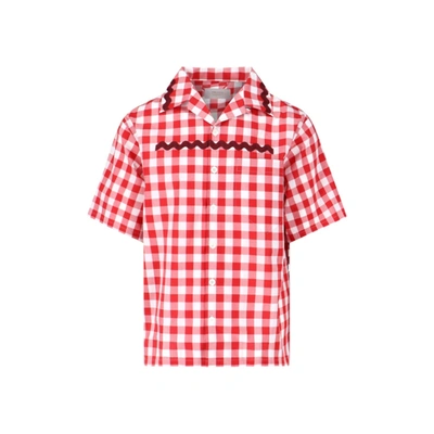 PRADA PRADA CHECKED SHIRT