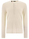 TOM FORD TOM FORD LYOCELL BUTTONED T SHIRT