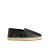 Valentino Garavani Man Espadrilles Black Size 8 Soft Leather