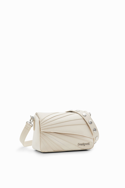 Desigual S Patchwork Textures Bag In White