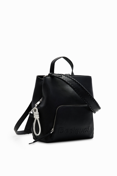 Desigual S Multi-position Backpack In Black