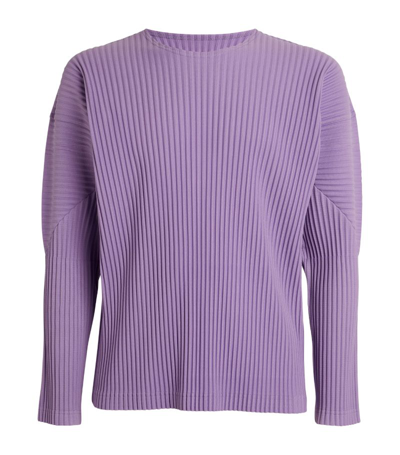 Issey Miyake Purple Dolman Long Sleeve T-shirt In Lilac Purple