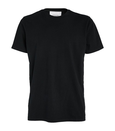 Frame Cotton T-shirt In Black