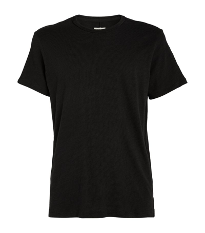 Rag & Bone Cotton Crew-neck T-shirt In Black