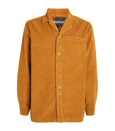 Barbour Corduroy Casswell Shirt In Brown