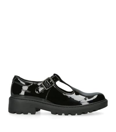 Geox Kids' Patent Casey Mary Janes In Black