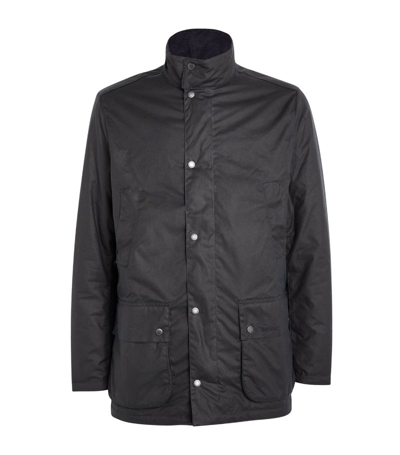 Barbour Waxed Bedale Jacket In Navy