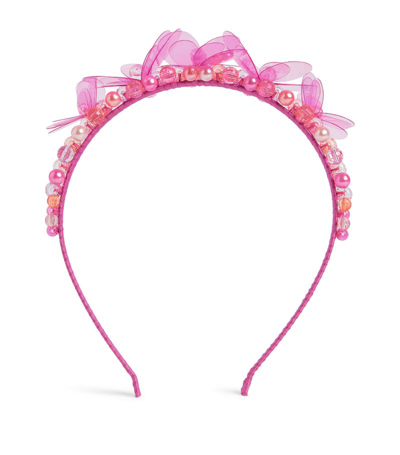 Tutu Du Monde Kids' Beaded Popalicious Headband In Pink