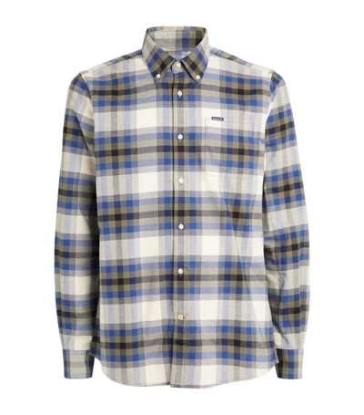 Barbour Check Bowmont Shirt In Green