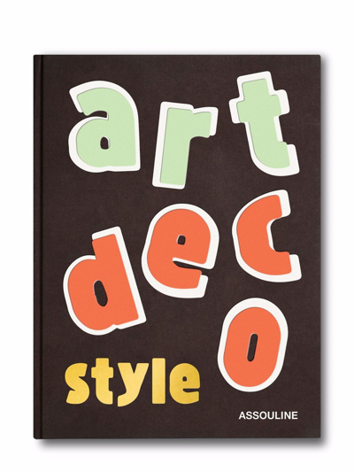 Assouline Art Deco Style Book In Brown