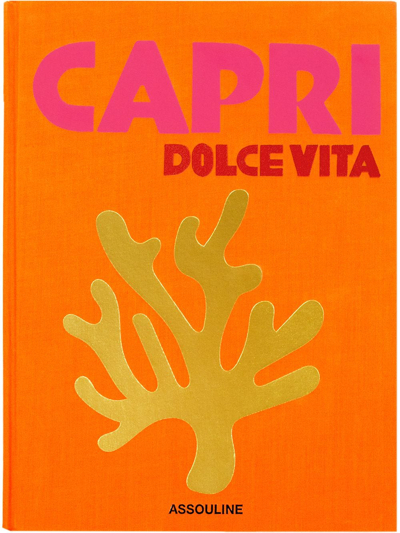 Assouline Capri Dolce Vita Book In Orange