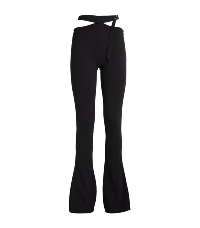 ATTICO CUT-OUT FLARED TROUSERS