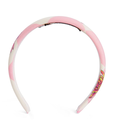 Young Versace Versace Kids Cotton Blossom Headband In Multi