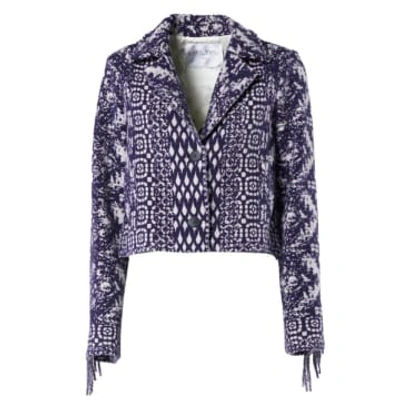 Forte Forte Jacket For Women 10601 My Coat Notte In Purple