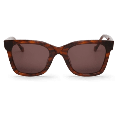 Mr Boho Smoke Gartner Sunglasses With Classical Lenses In Brown