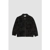 Universal Works K Track Top Jap Flock Camo Black In Black