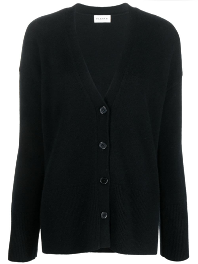 P.a.r.o.s.h V-neck Knitted Cardigan In Black