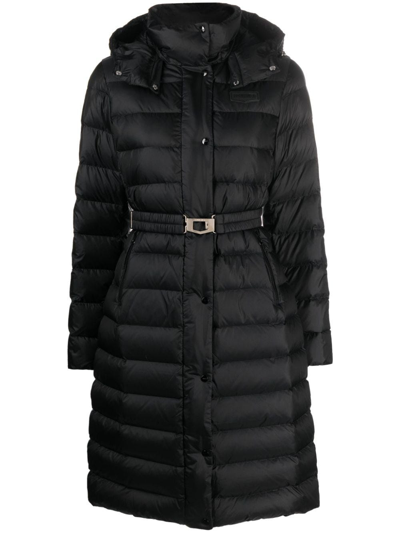 Duvetica Elvezia Quilted Down Coat In Black