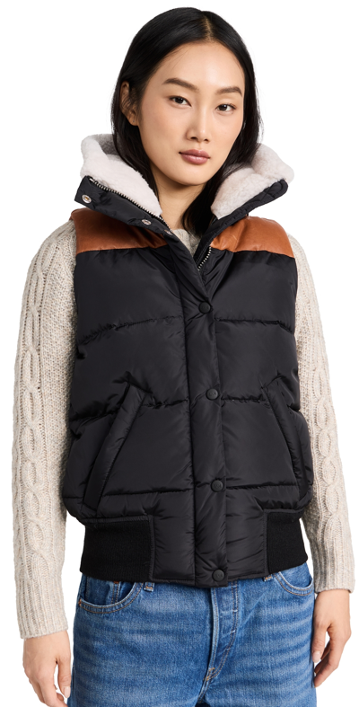 Sam. Sawyer Vest Black/saddle