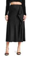 Simkhai Blane Midi Skirt Black 6 In Black
