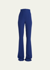 Alexander Mcqueen Slim-fit Bootcut Trousers In Denim Blue