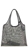 3.1 Phillip Lim Fine Crystal Mesh Market Tote Black One Size In Black