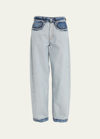 MARNI LOW-WAISTED REVERSE JEANS