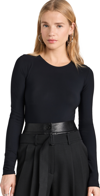 Mm6 Maison Margiela Mm6 By Maison Margiela Fringed Bodysuit With Intricate Side Detailing In Black