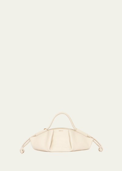 Loewe Paseo Small Leather Top-handle Bag In Neutral