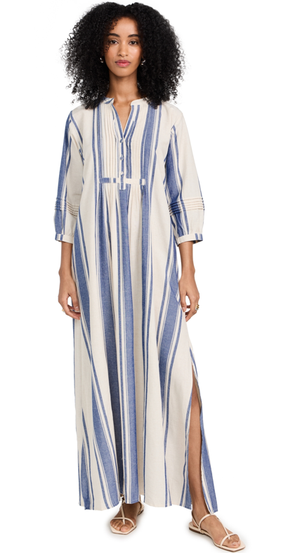 Natalie Martin Collection Sammie Maxi Dress French Stripe Blue S