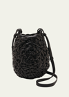 Loewe Nest Small Basket Bucket Bag In 1100 Black