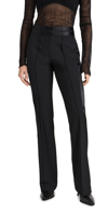 Helmut Lang Wool Bootcut Pants Black In Black
