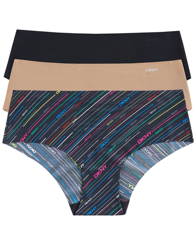 Dkny Set Of 3 Litewear Cut Anywhere Hipster In Multi