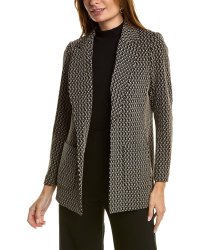 Anne Klein Notch Collar Jacket In Black