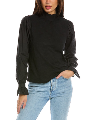 Design History Mock Top In Black