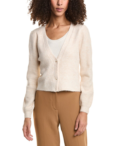 Saltwater Luxe Wool-blend Cardigan In White
